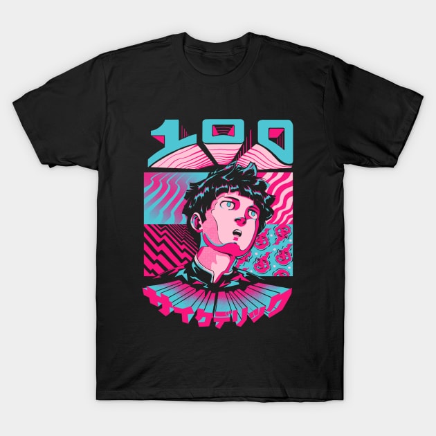 Psycho head 100 T-Shirt by Ilustrata